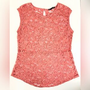Maurices Coral Lace Crochet Sleeveless Tank Women’s Size XL